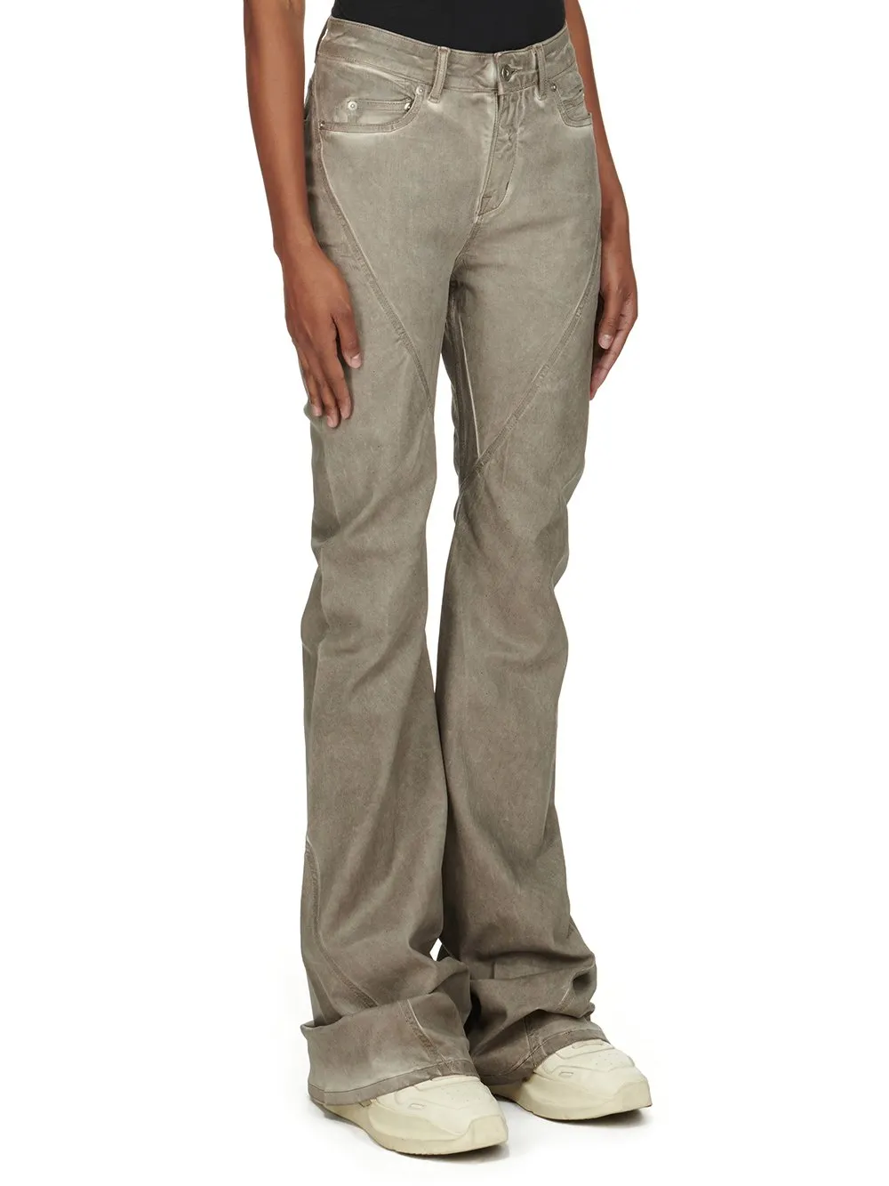 Rick Owens Drkshdw Bias Mid-Rise Jeans
