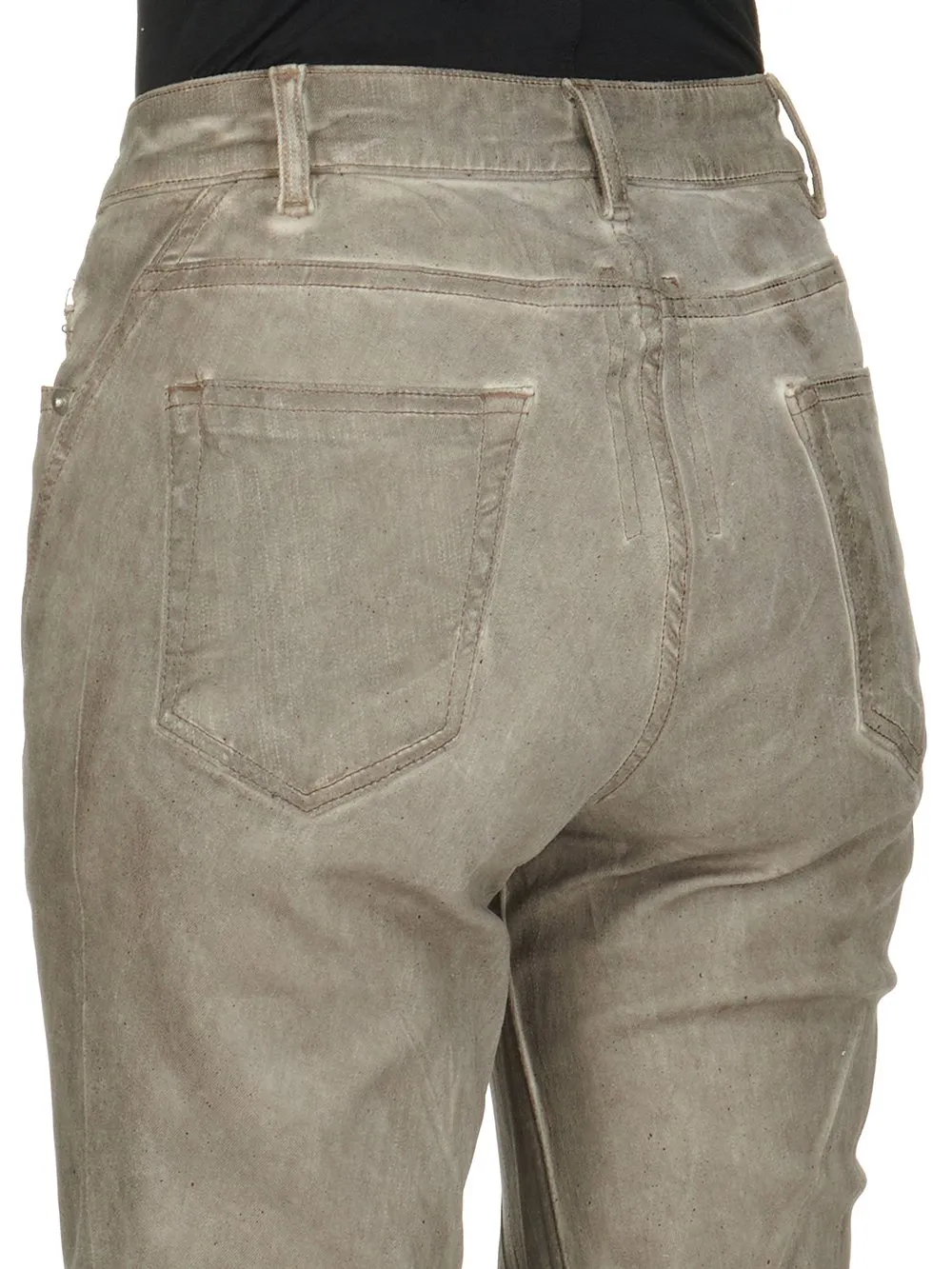 Rick Owens Drkshdw Bias Mid-Rise Jeans