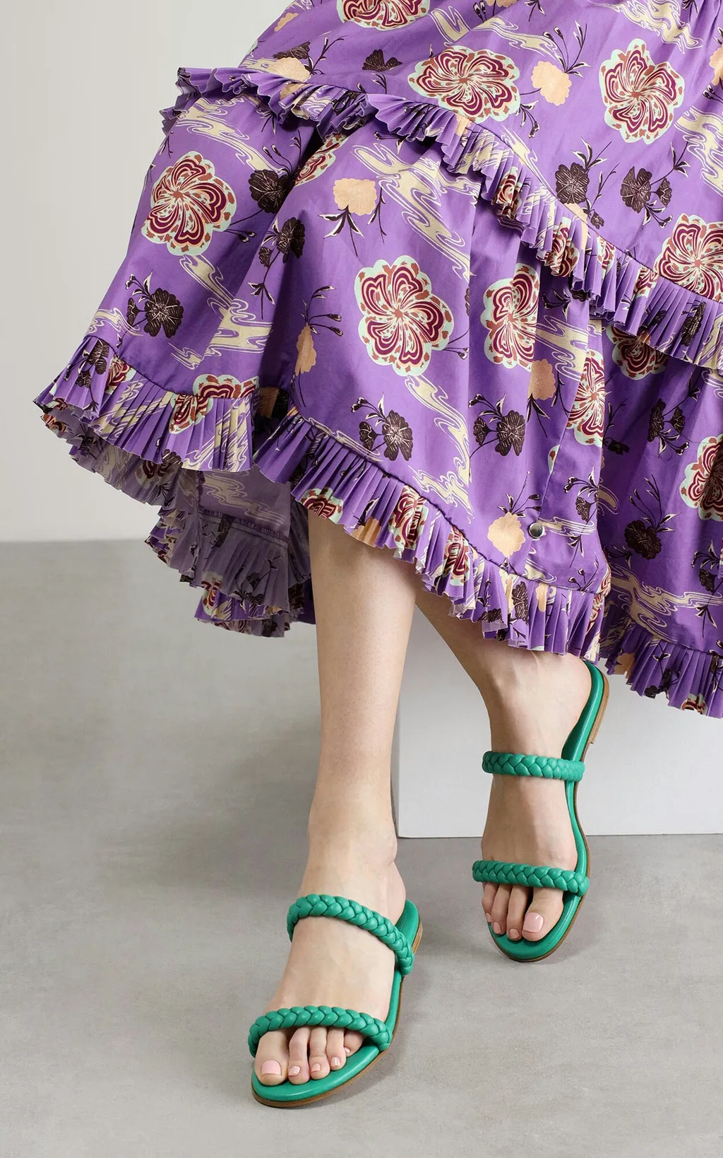 Logo Flat Sandals