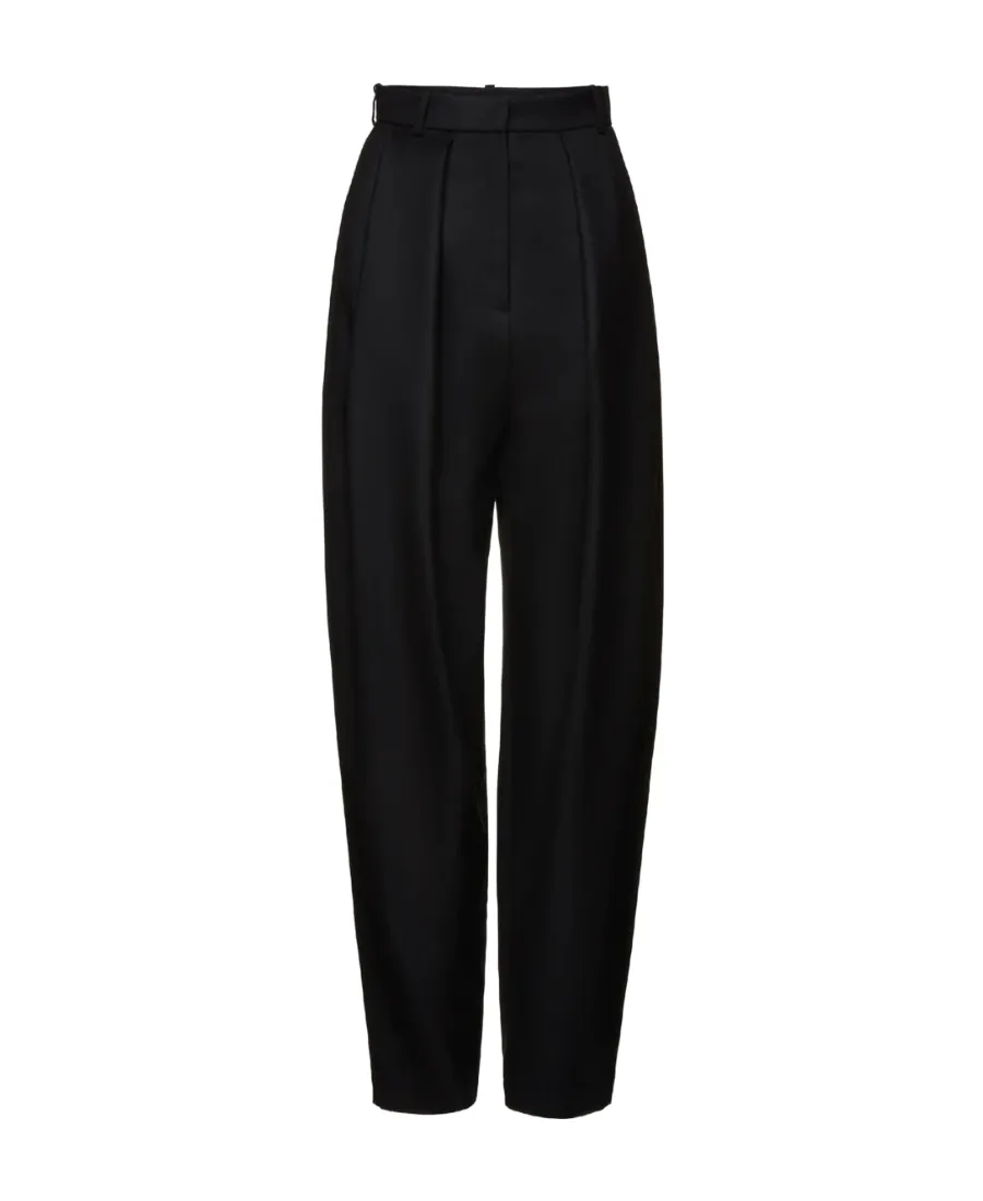 High-Waisted Oversize Tapered Trousers