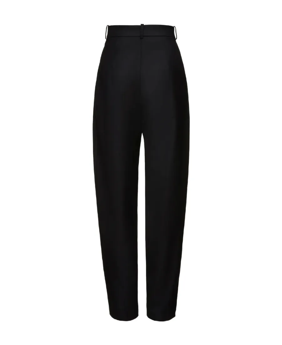 High-Waisted Oversize Tapered Trousers