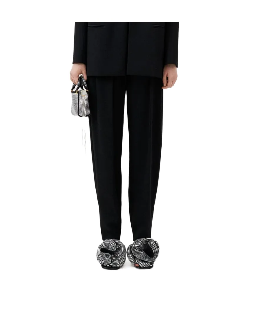 High-Waisted Oversize Tapered Trousers