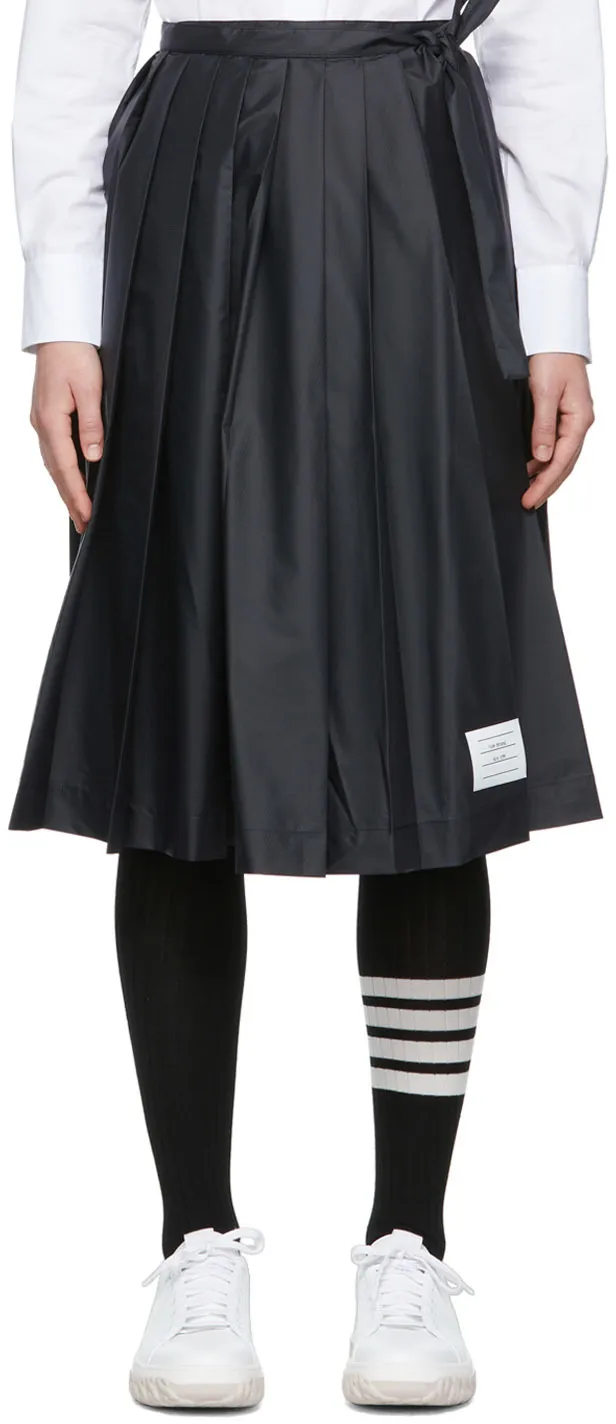 Pleated Midi Skirt