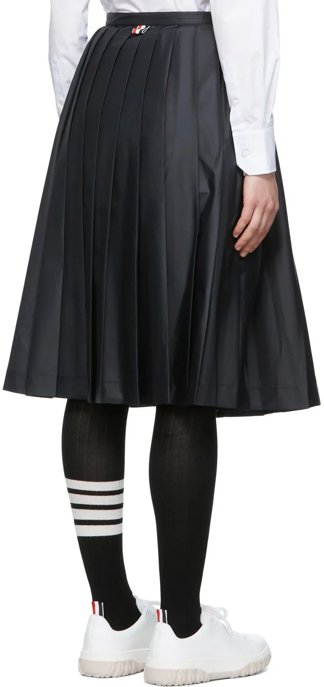 Pleated Midi Skirt