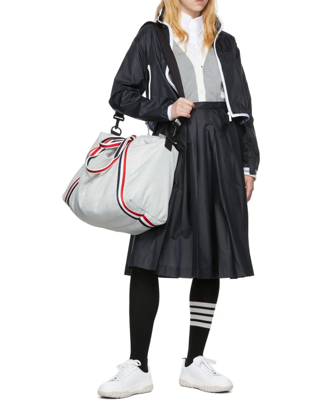 Pleated Midi Skirt