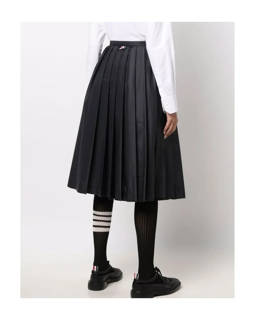 Pleated Midi Skirt