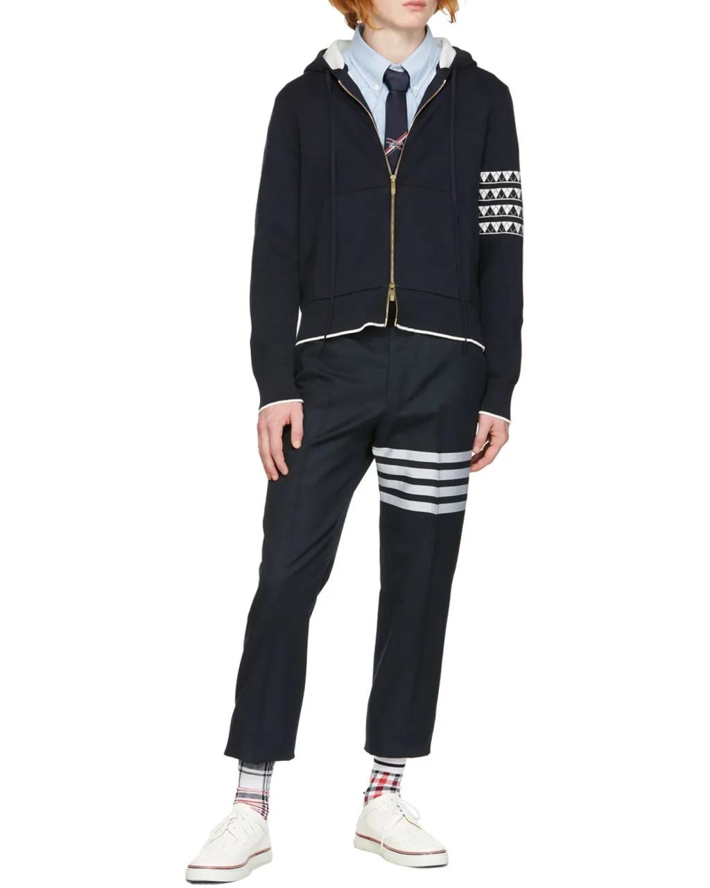 4-Bar Stripe Tailored Trousers