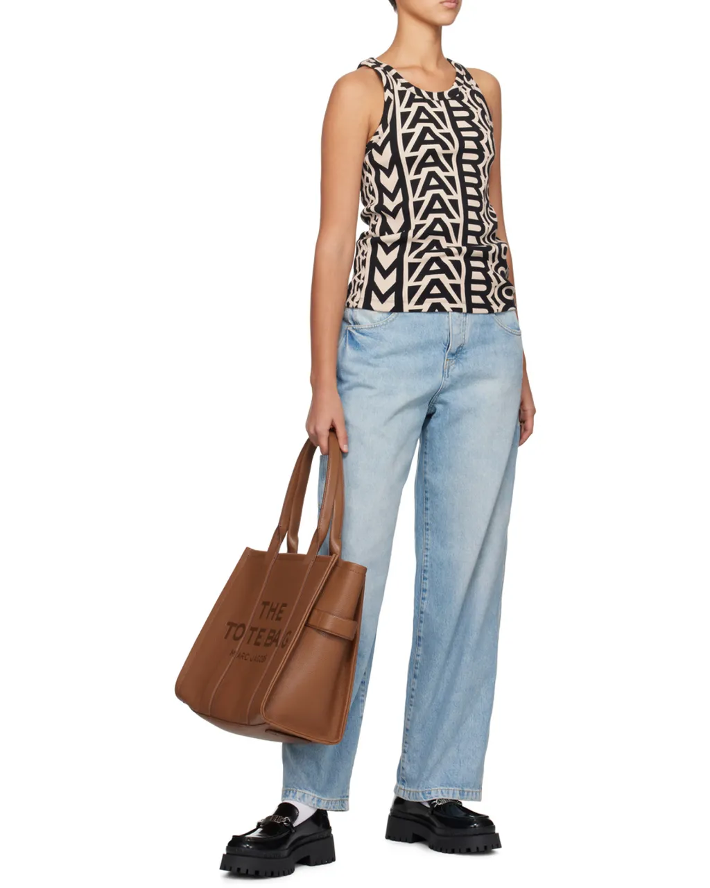 Marc Jacobs Logo-Embossed Large Tote Bag