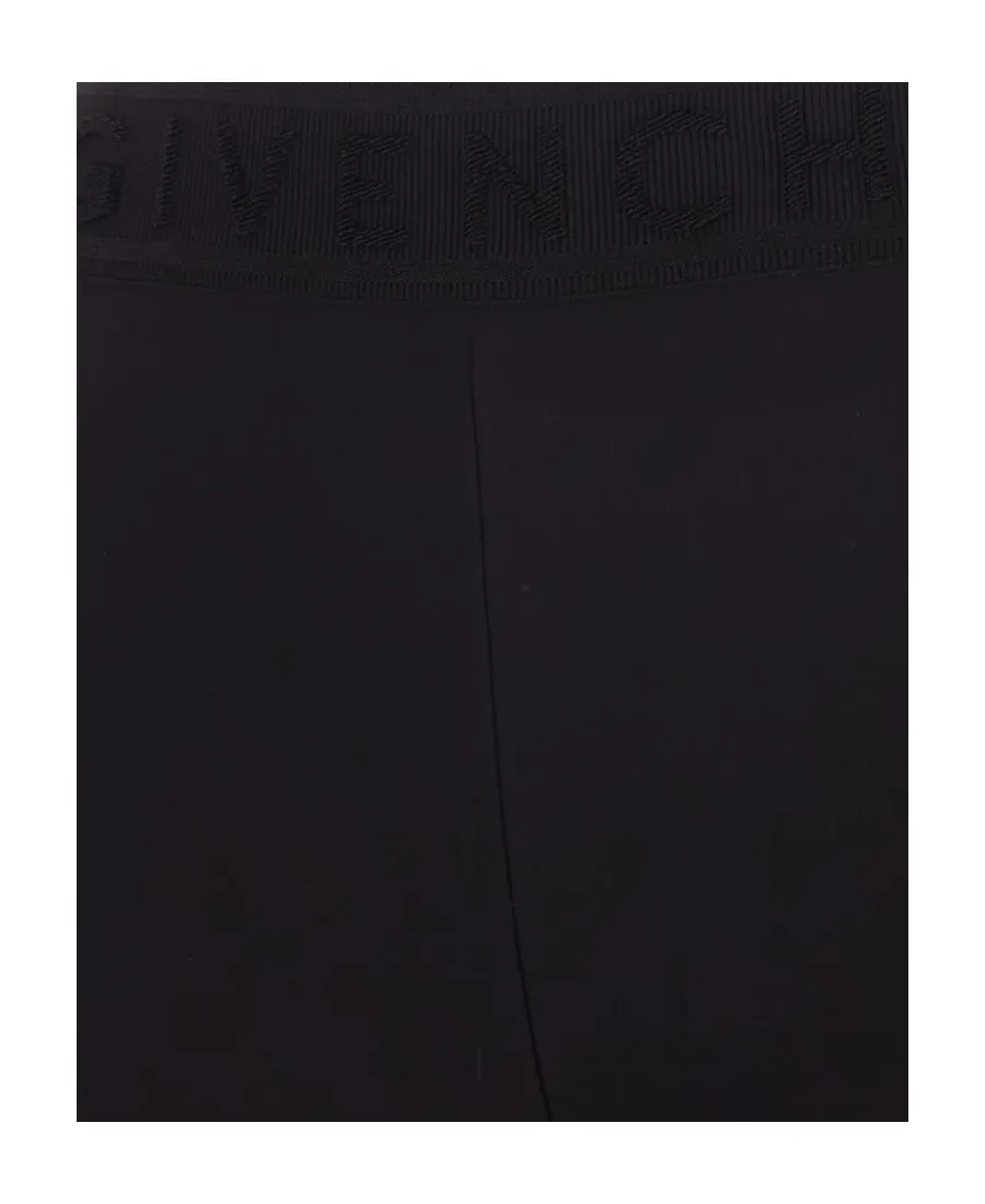 Cycling Shorts In Stretch Jersey With Givenchy 4G Belt
