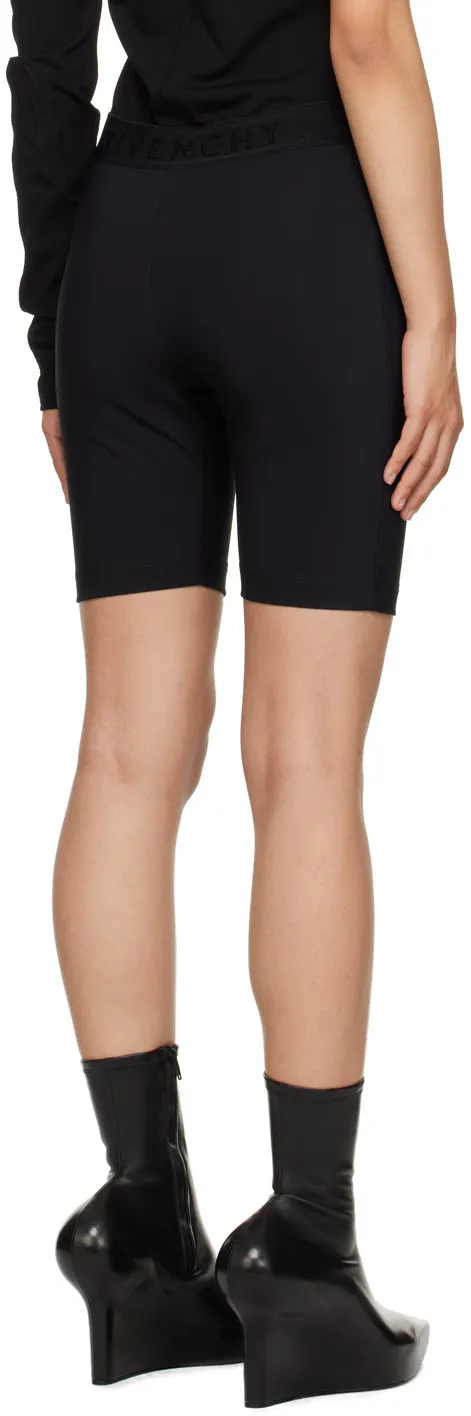Cycling Shorts In Stretch Jersey With Givenchy 4G Belt