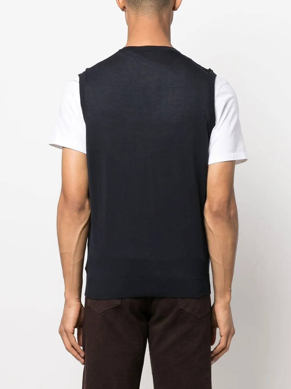 Sleeveless V-Neck Vest