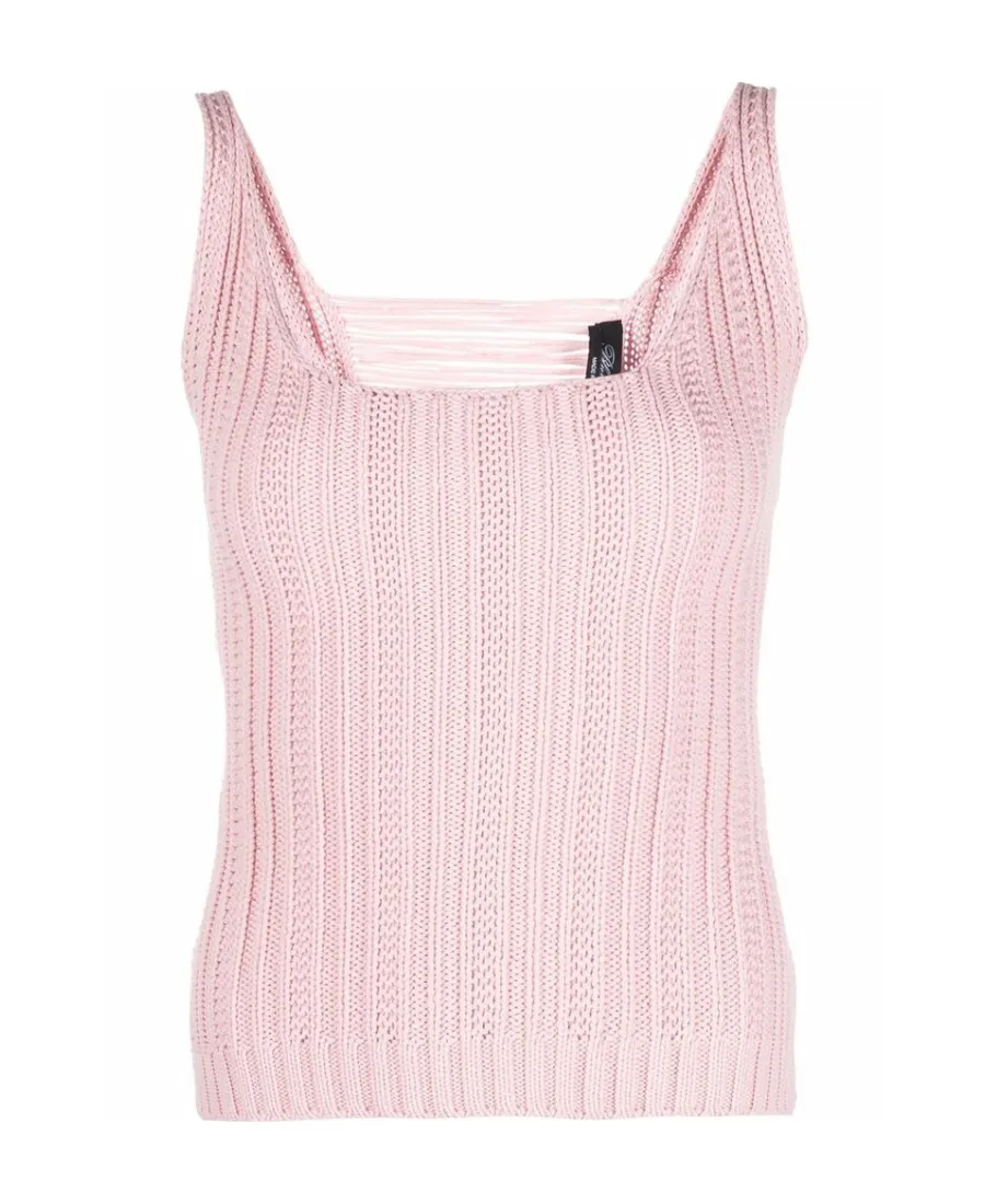 Blumarine Knitted Sleeveless Top