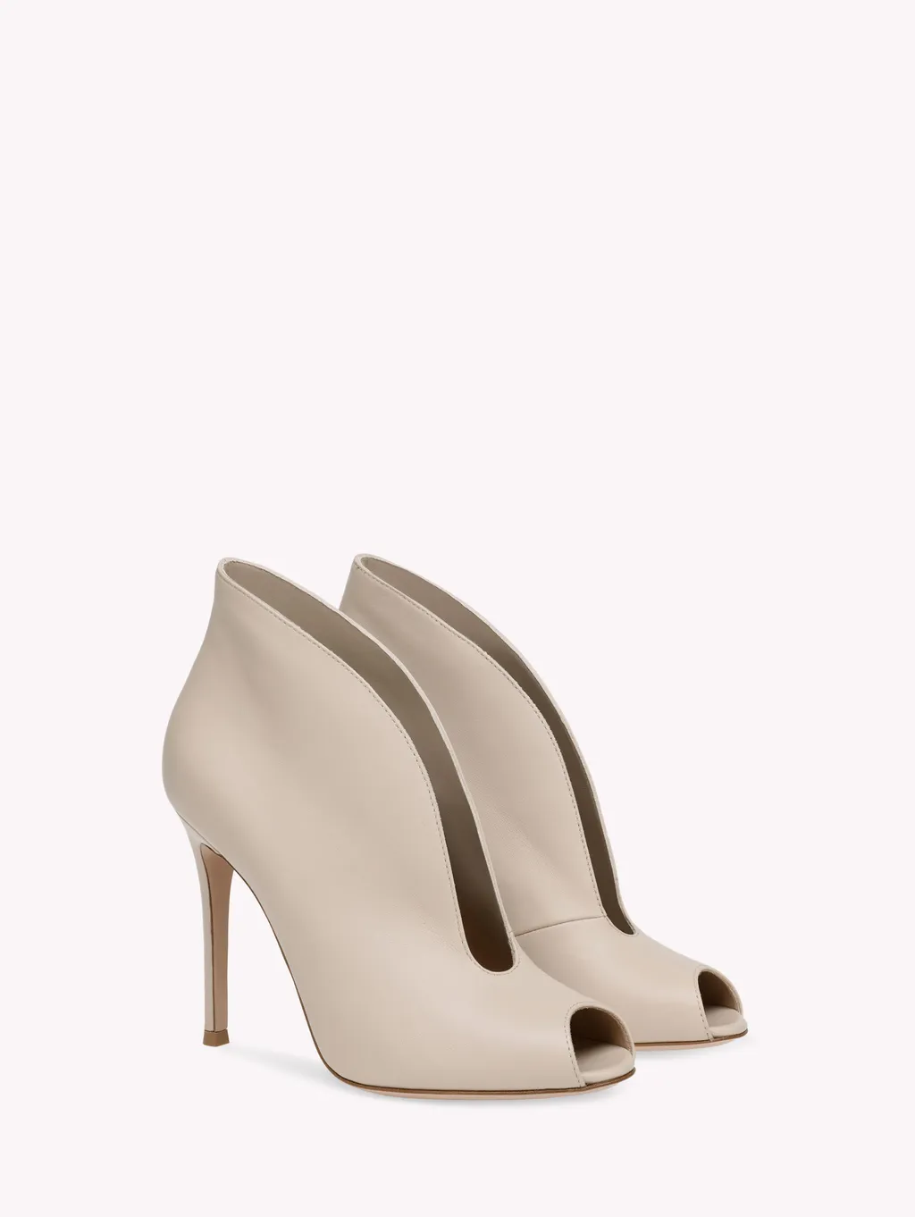 Gianvito Rossi Vamp Peep-Toe Heeled Sandals
