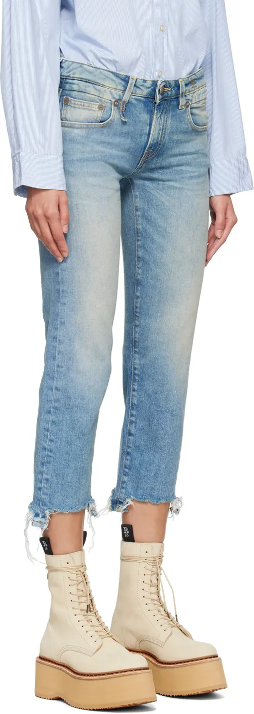 Low-Rise Cropped Jeans