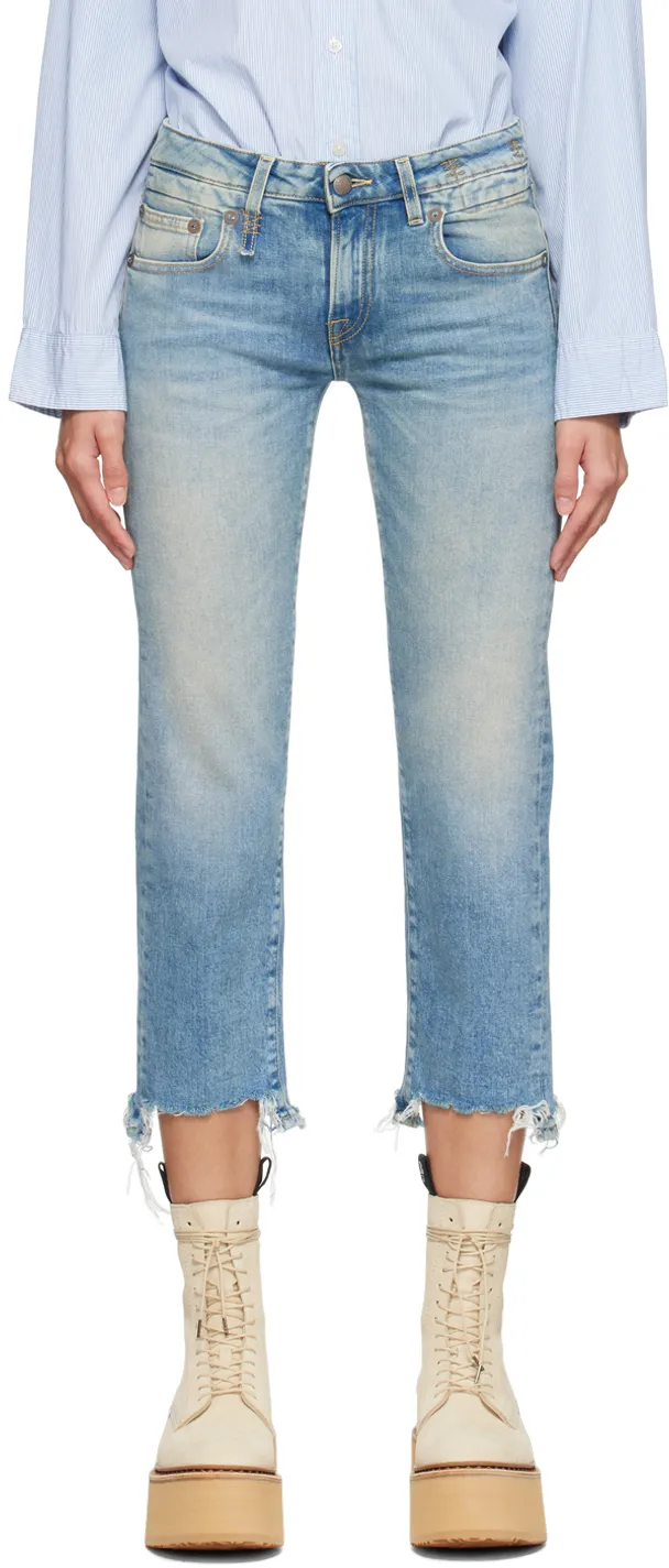 Low-Rise Cropped Jeans