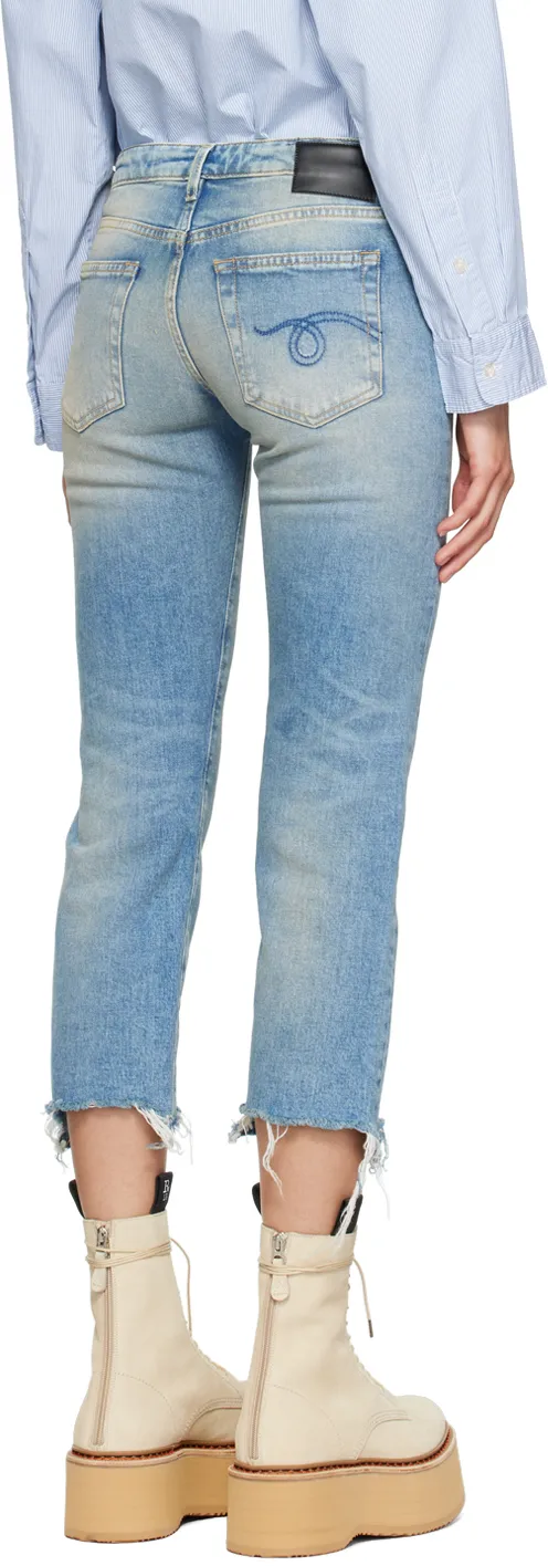 Low-Rise Cropped Jeans