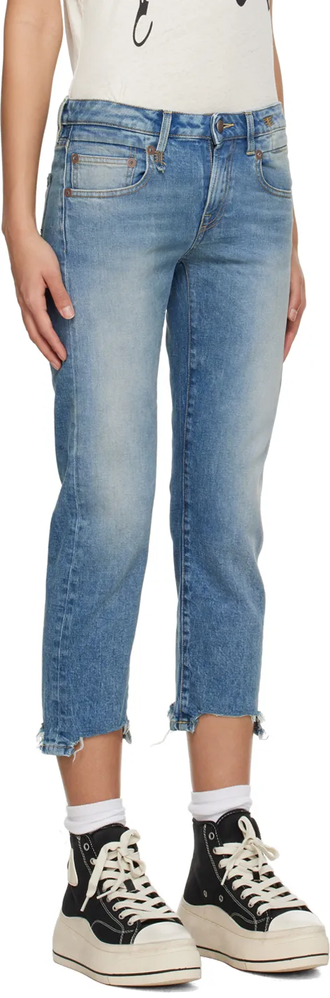 Low-Rise Cropped Jeans