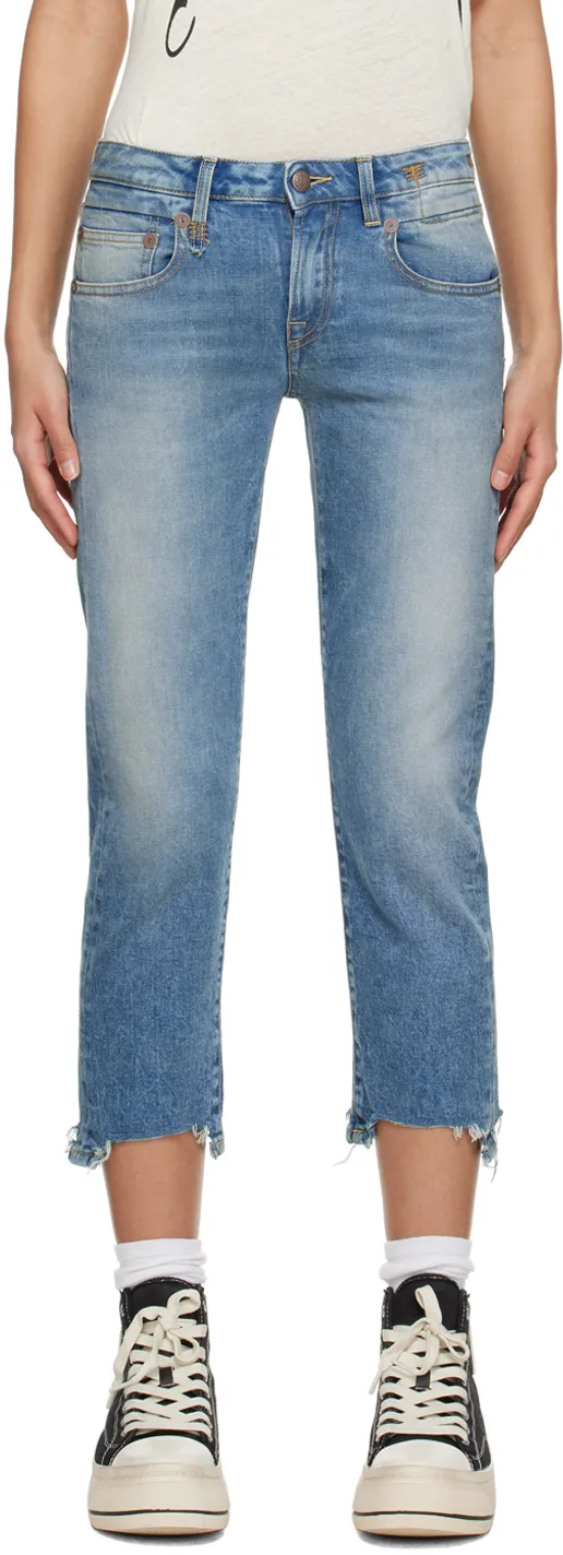 Low-Rise Cropped Jeans