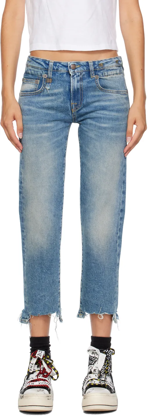 Low-Rise Cropped Jeans