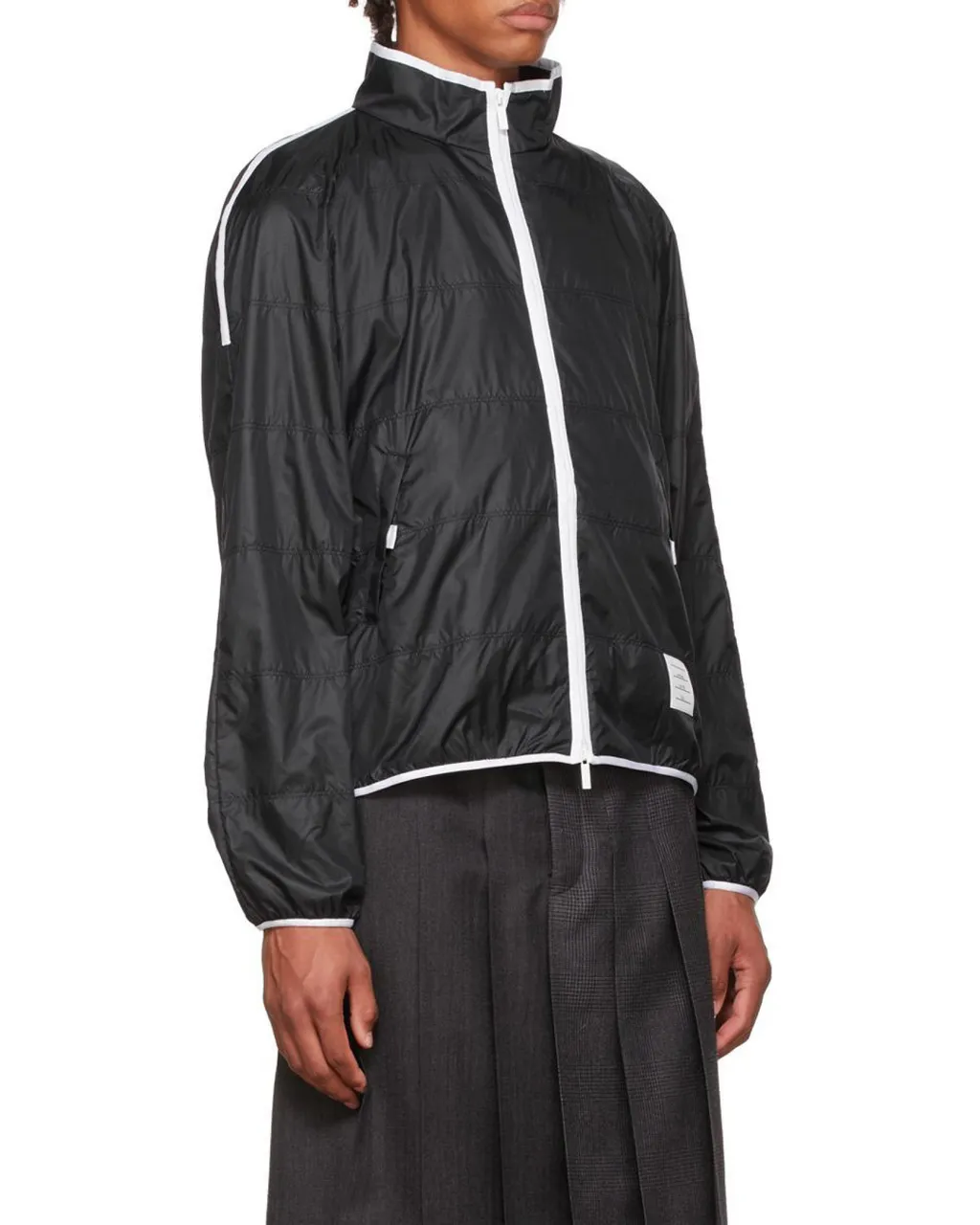 Thom Browne Logo Patch Lightweight Jacket