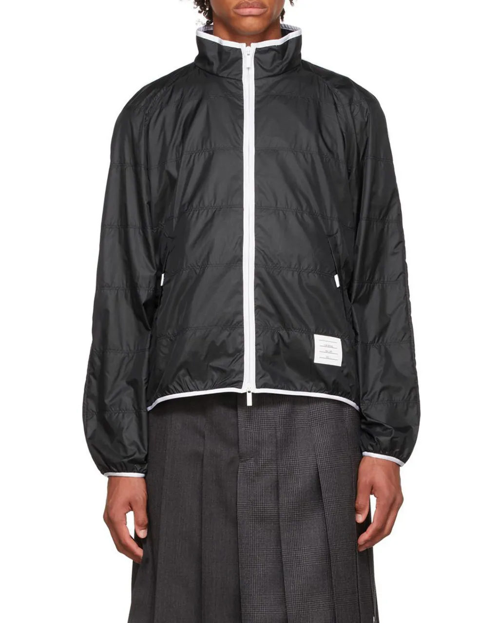 Thom Browne Logo Patch Lightweight Jacket