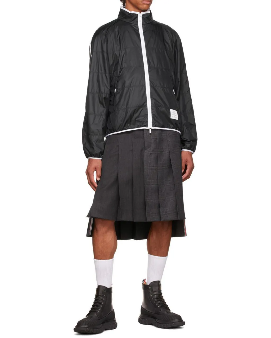 Thom Browne Logo Patch Lightweight Jacket