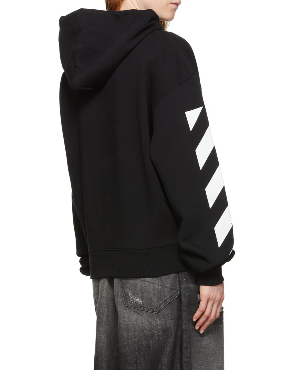 Off-White Diag Printed Drawstring Hoodie