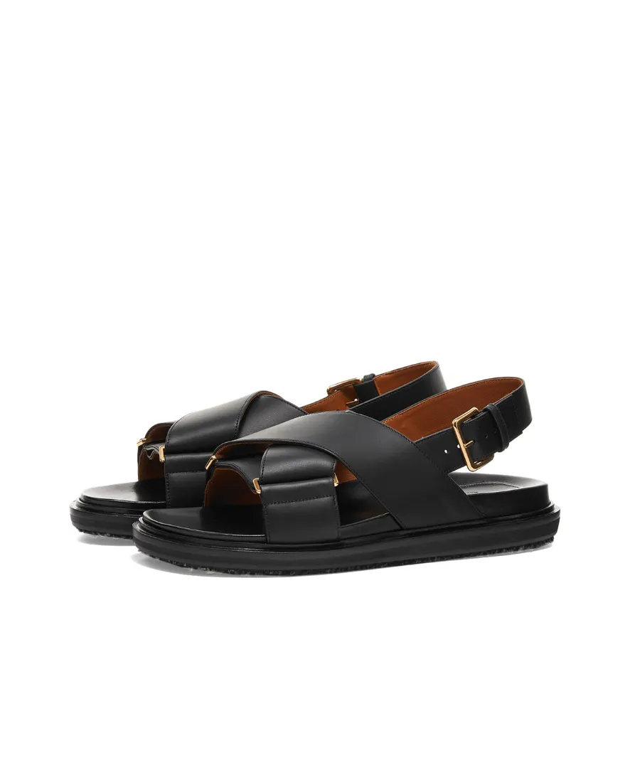 Cross-Lace Sandals