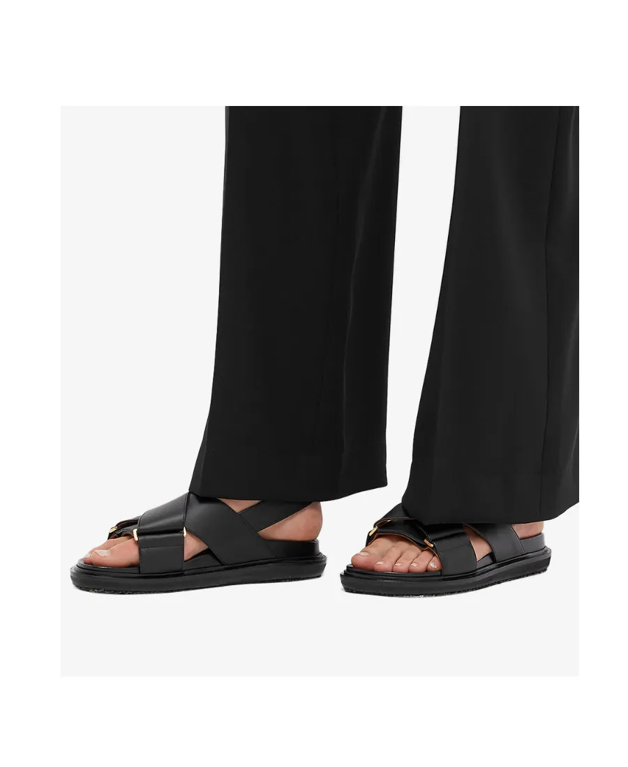 Cross-Lace Sandals