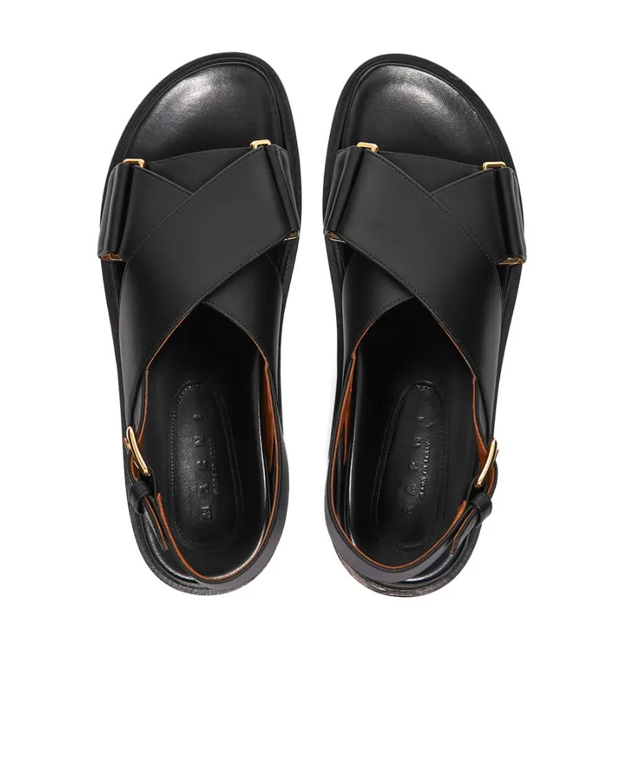 Cross-Lace Sandals