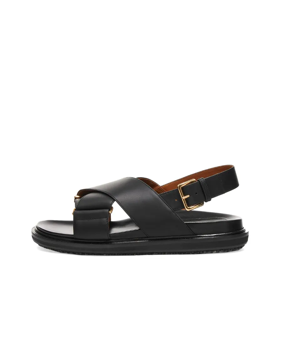 Cross-Lace Sandals