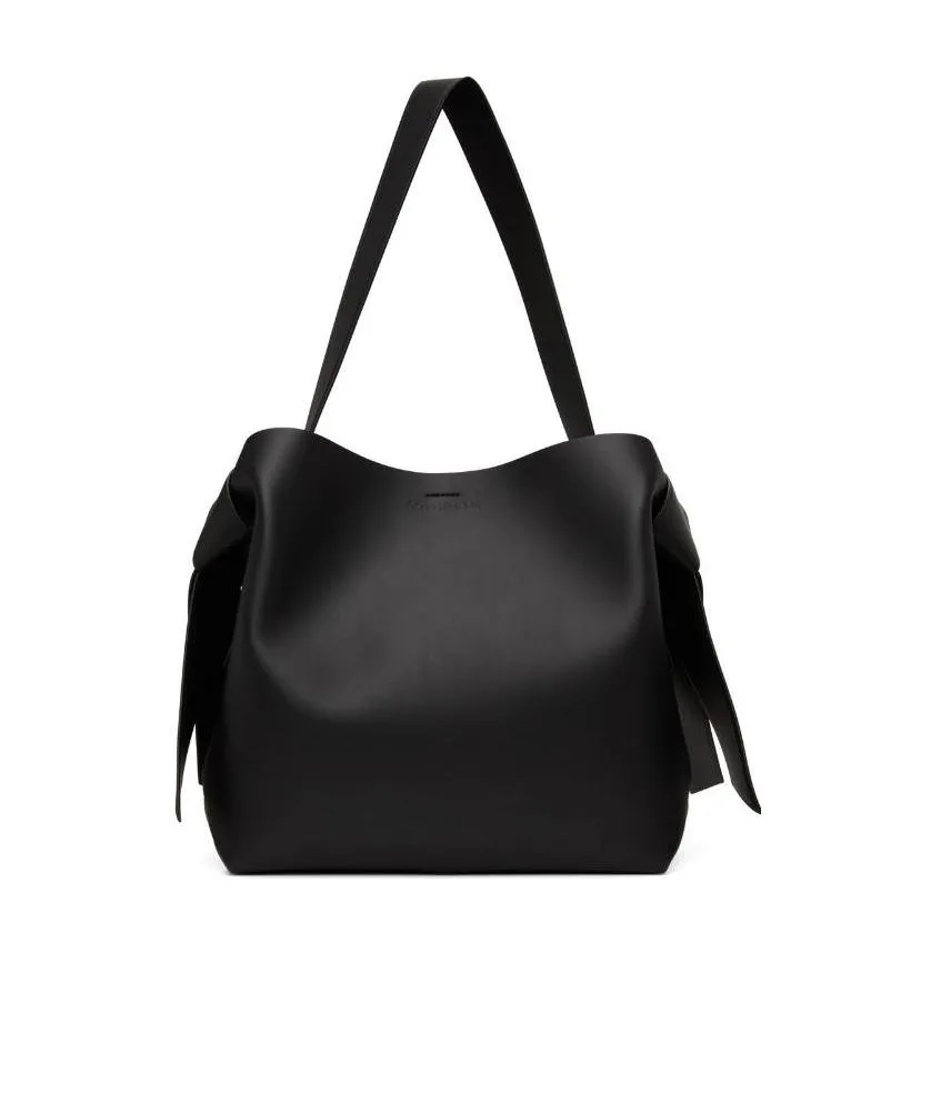 Acne Studios Logo Detailed Midi Shoulder Bag