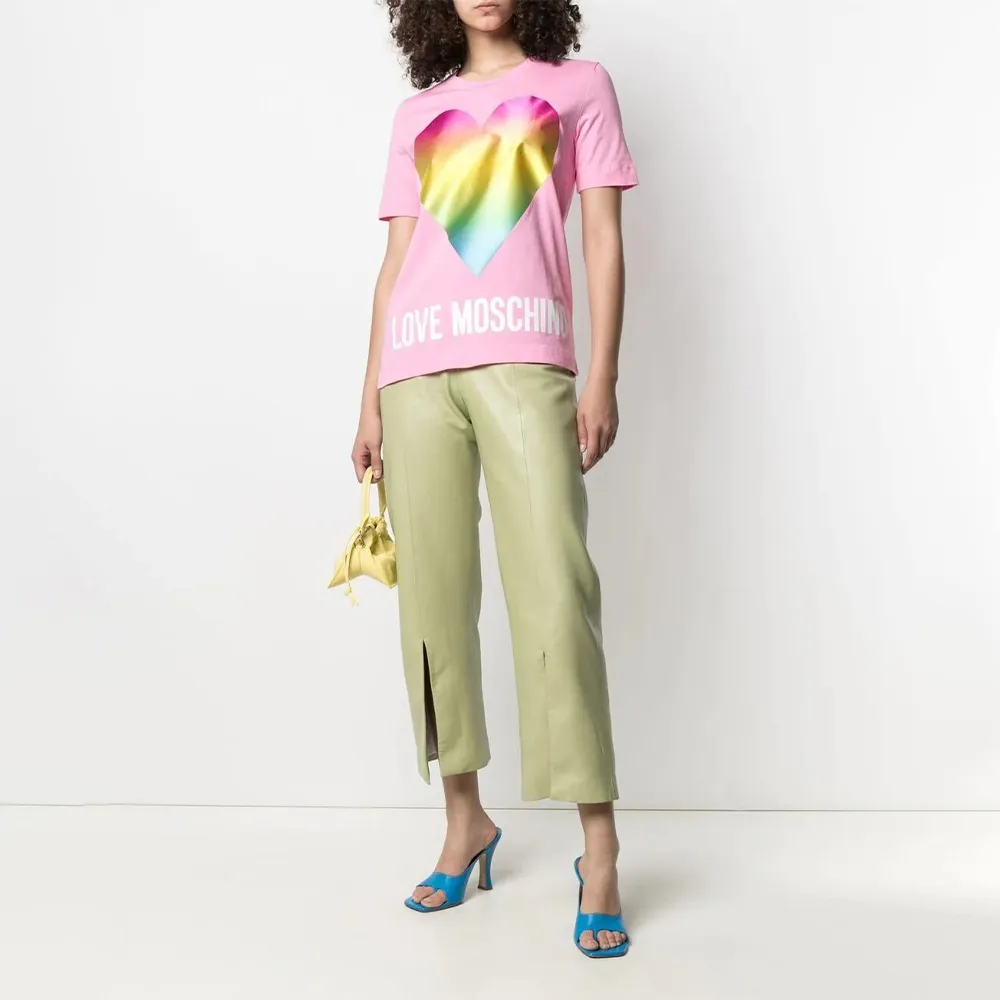 T-Shirt With Round Neck And Short Sleeves