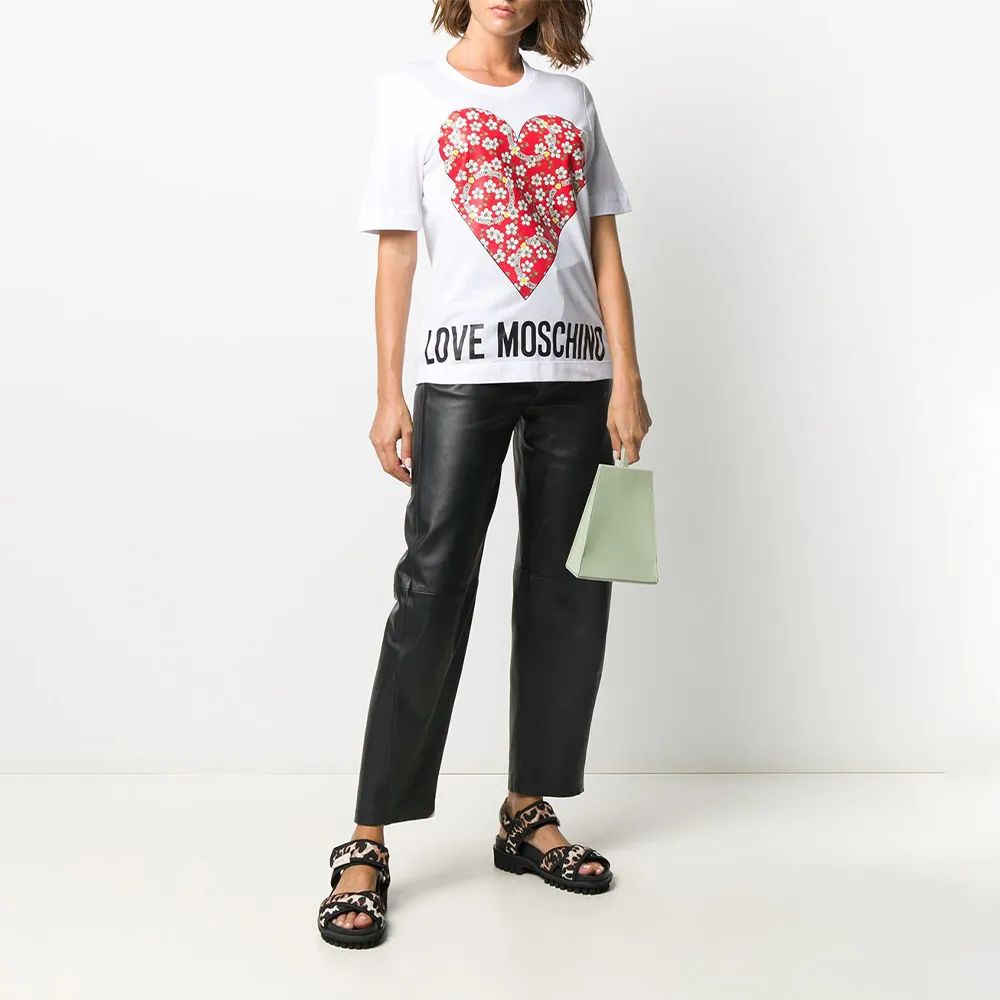 T-Shirt With Round Neck And Short Sleeves