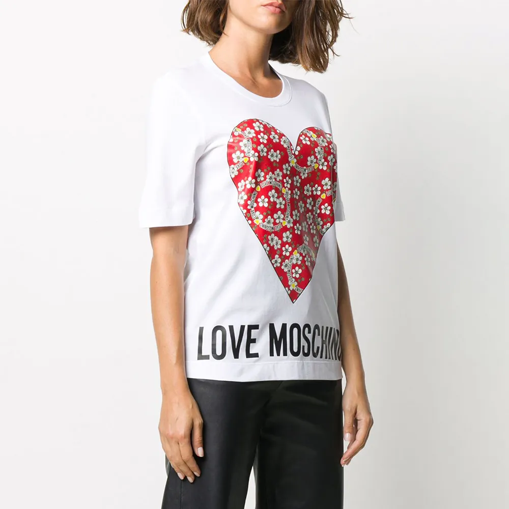 T-Shirt With Round Neck And Short Sleeves
