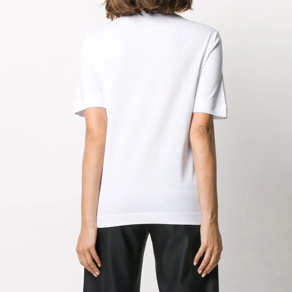 T-Shirt With Round Neck And Short Sleeves