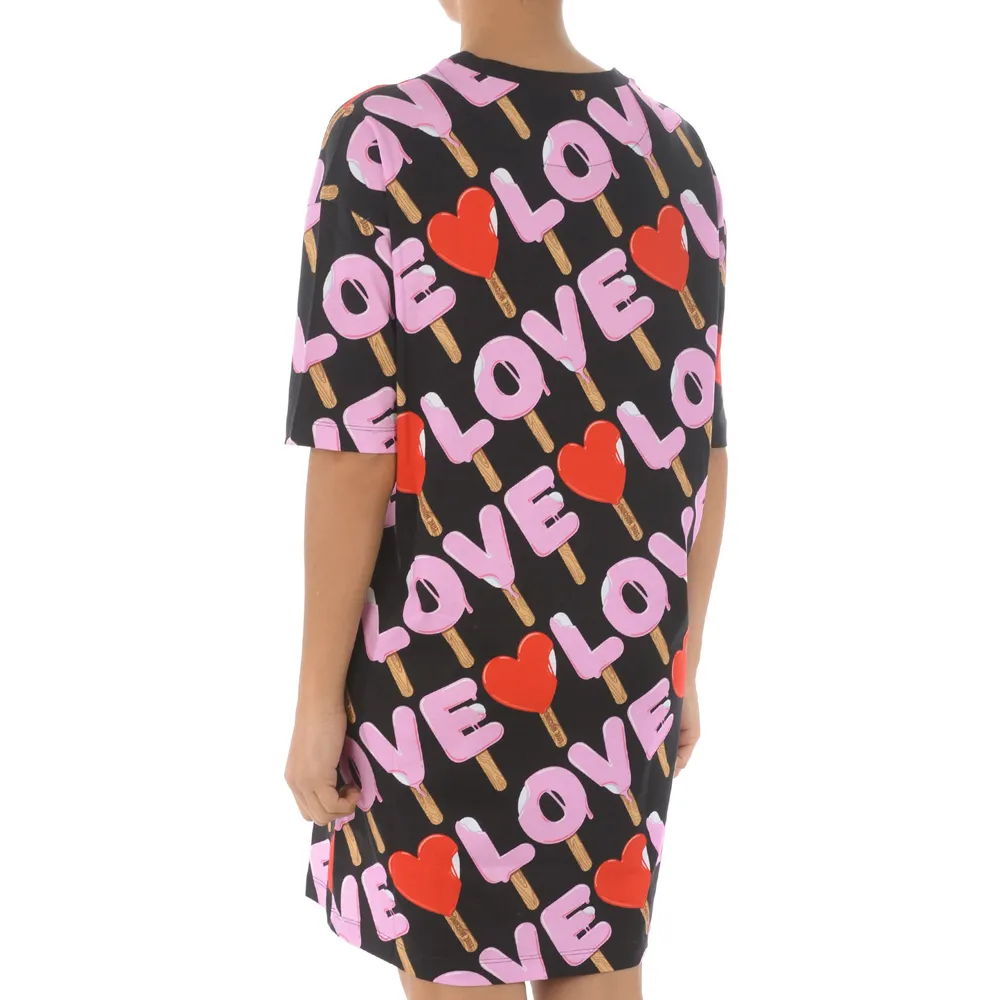 Round Neck Short-Sleeved Dress