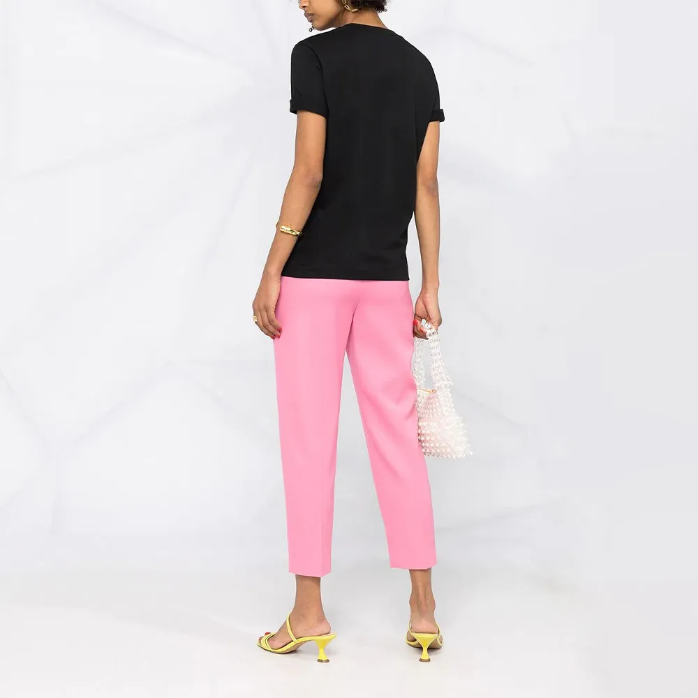 T-Shirt With Round Neck And Short Sleeves