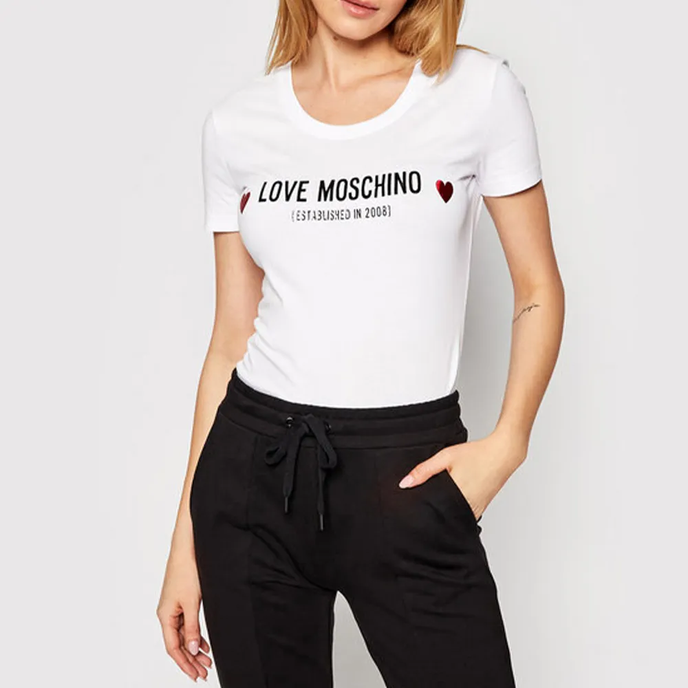 T-Shirt With Round Neck And Short Sleeves