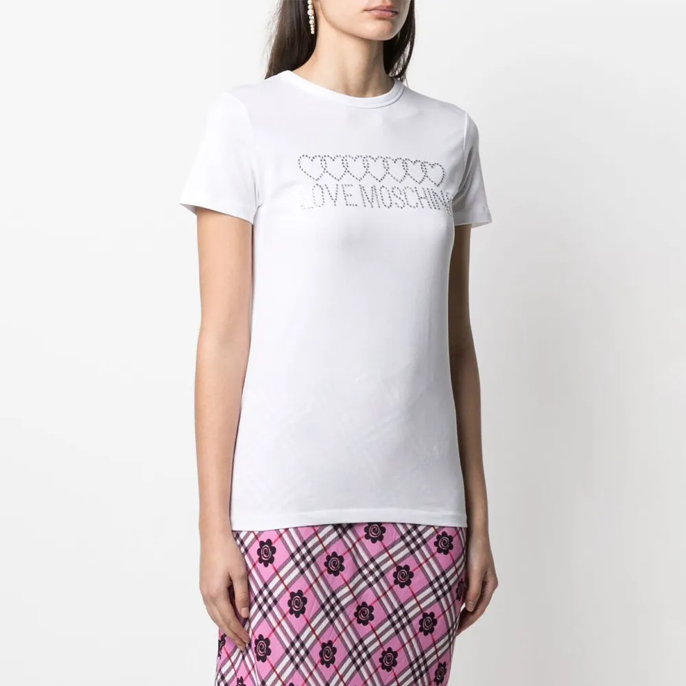 T-Shirt With Round Neck And Short Sleeves