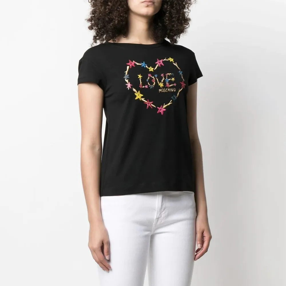 T-Shirt With Round Neck And Short Sleeves