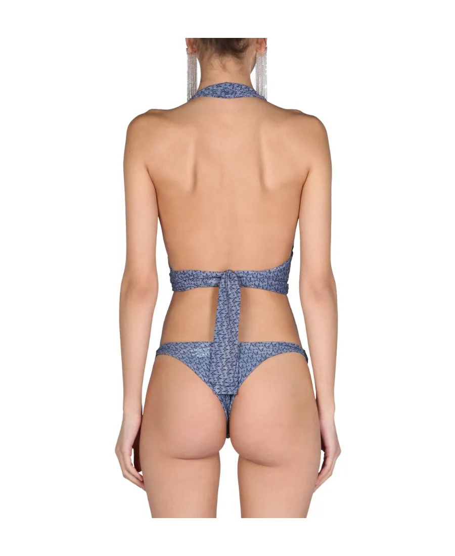 Logo-Print Bikini Bottoms