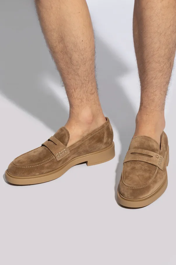 Gianvito Rossi Harris Round-Toe Loafers