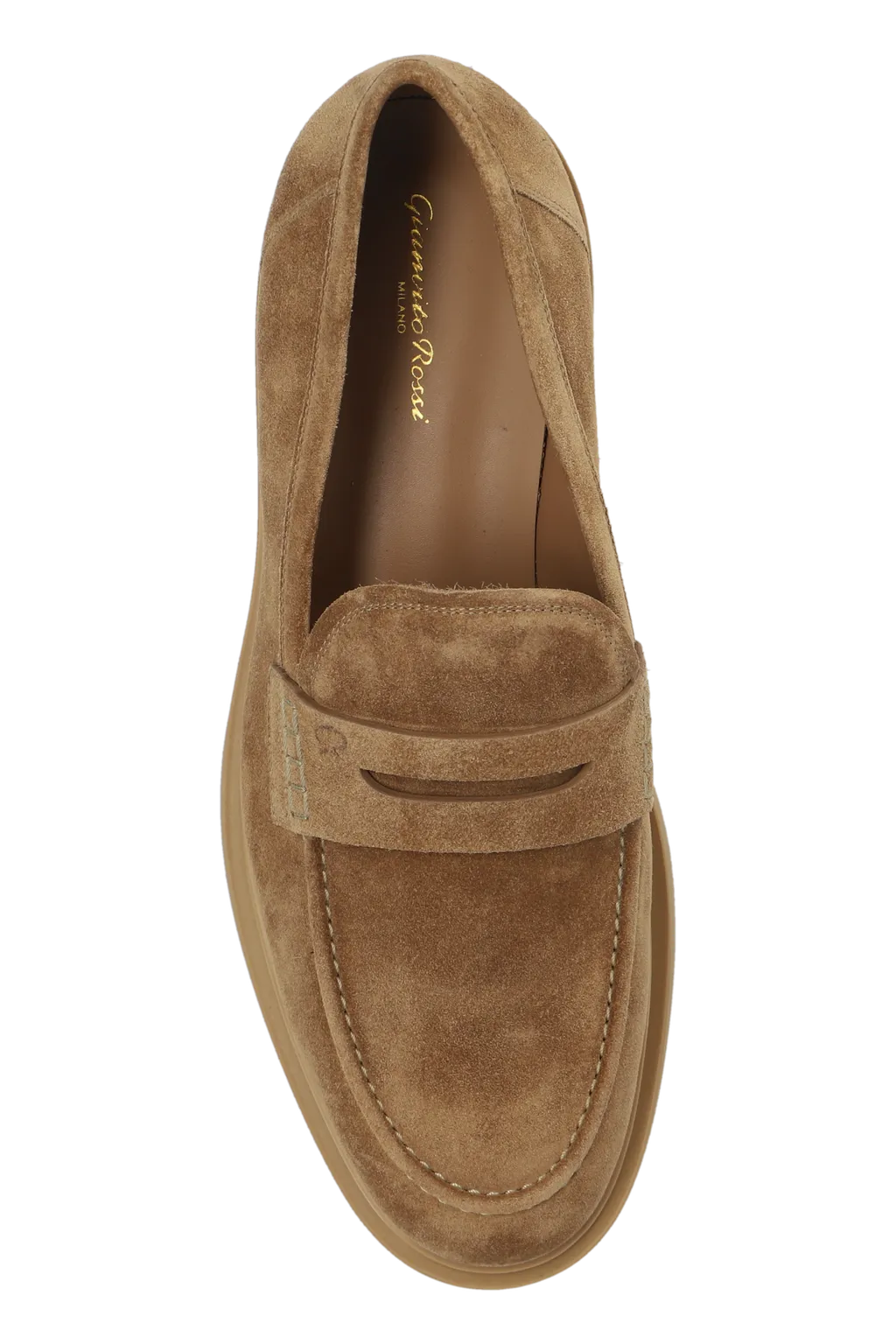 Gianvito Rossi Harris Round-Toe Loafers