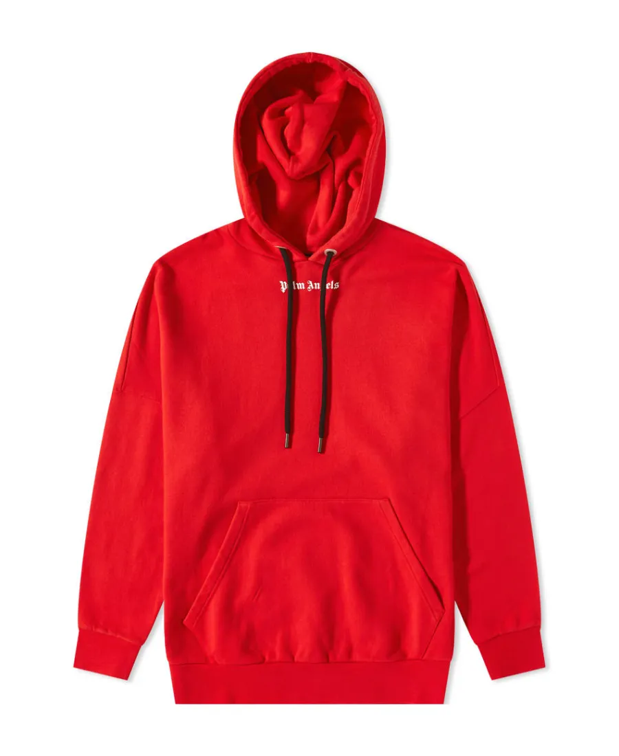 Palm Angels Logo Printed Hoodie
