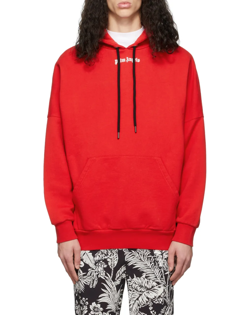 Palm Angels Logo Printed Hoodie