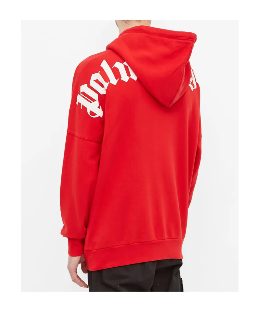 Palm Angels Logo Printed Hoodie