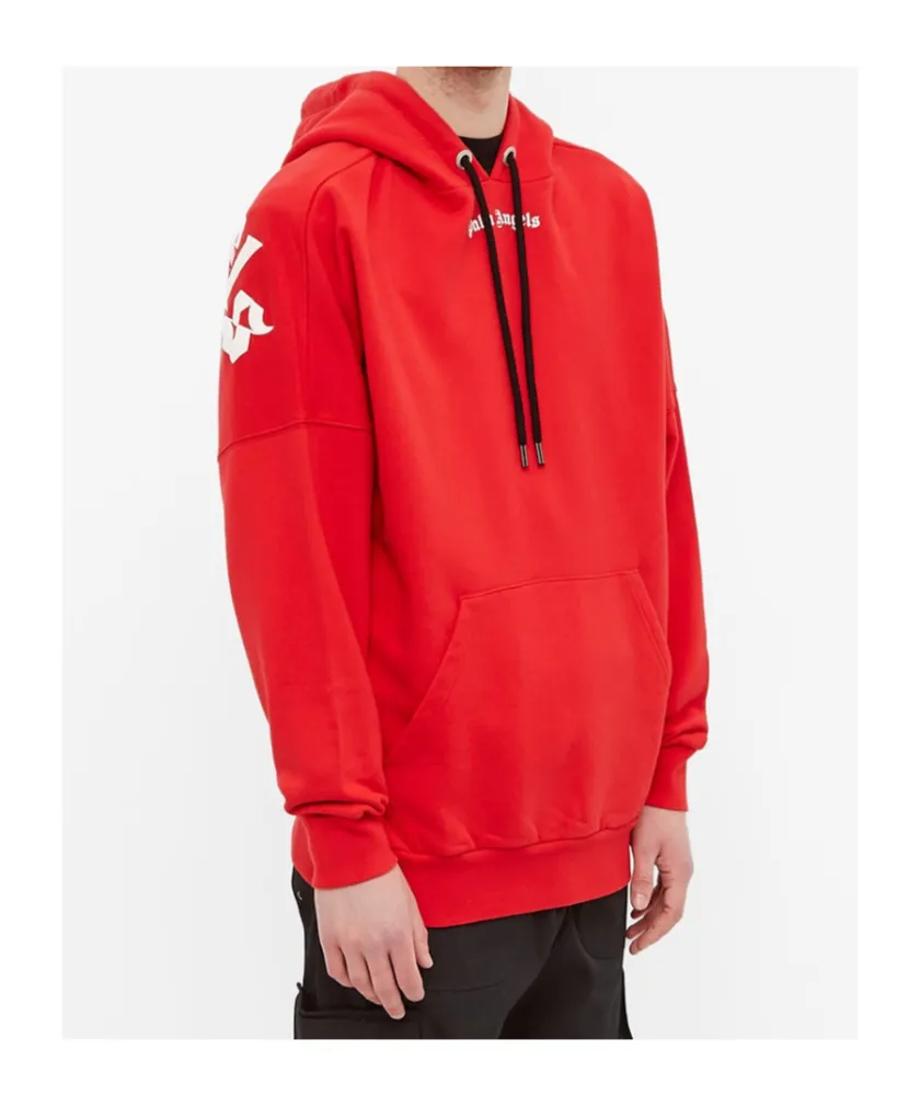 Palm Angels Logo Printed Hoodie