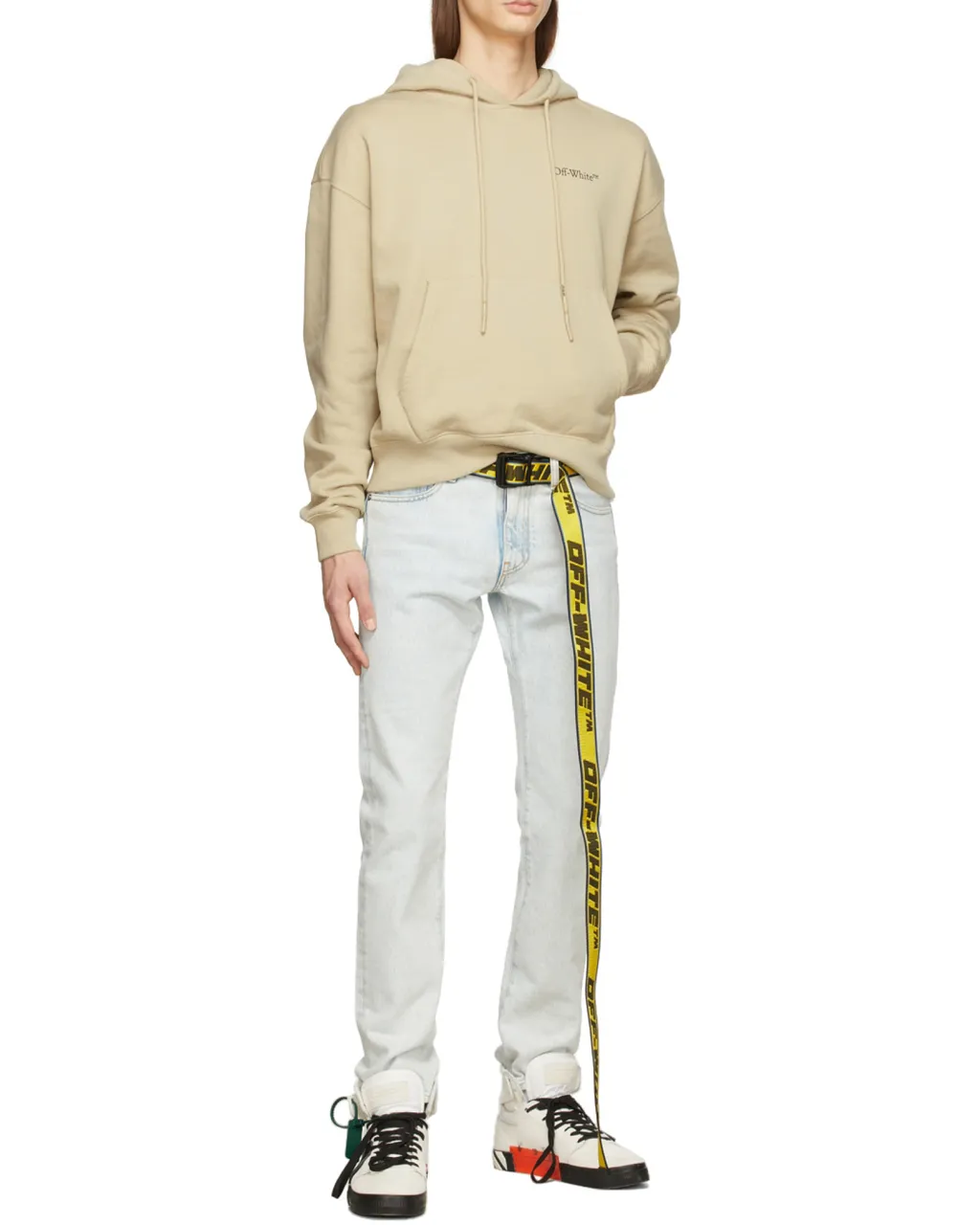 Arrows-Motif Brushed Jumper