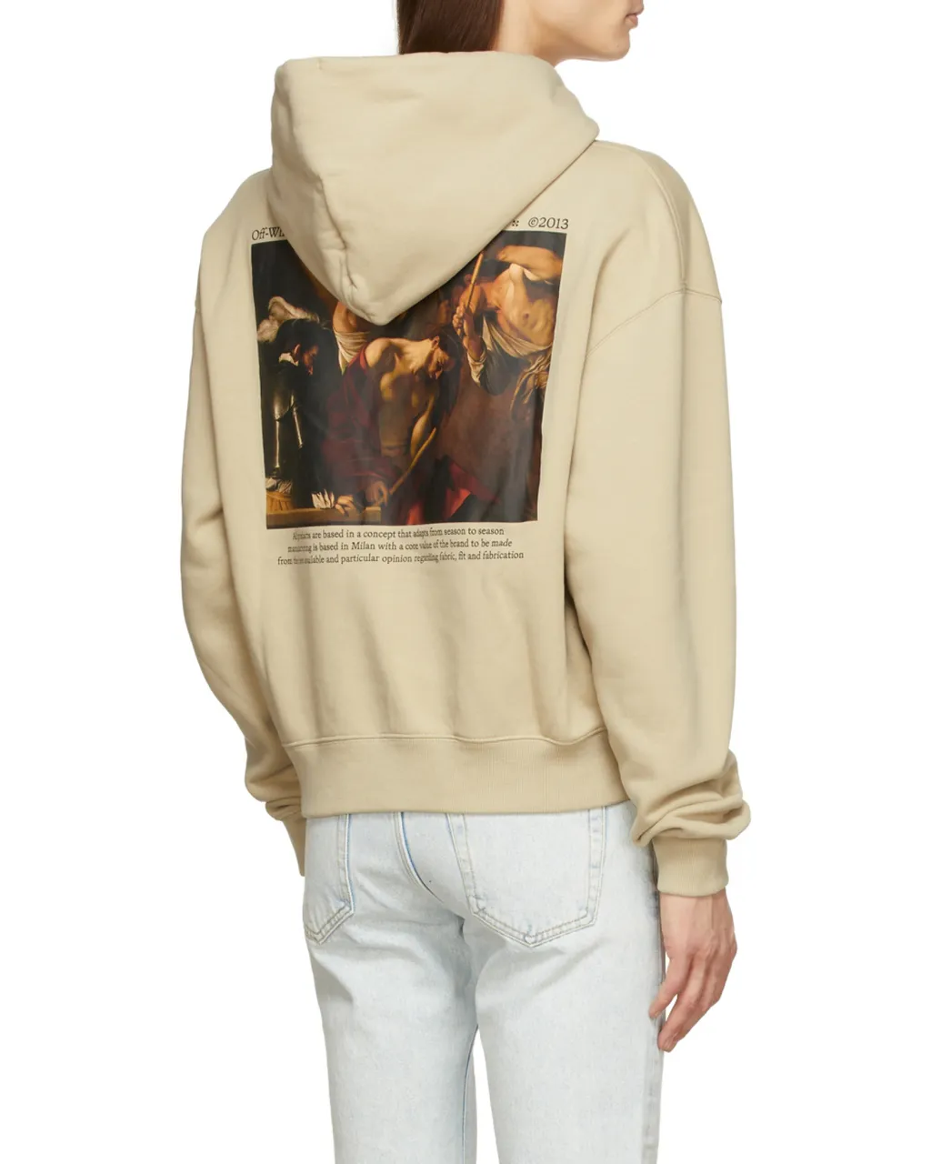 Arrows-Motif Brushed Jumper